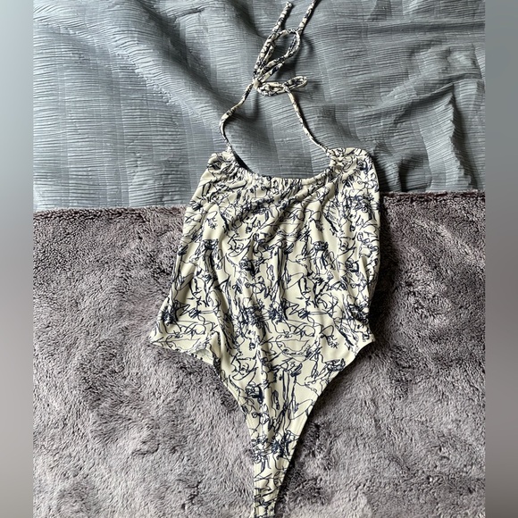 Open Edit Abstract Bodysuit - Picture 1 of 4